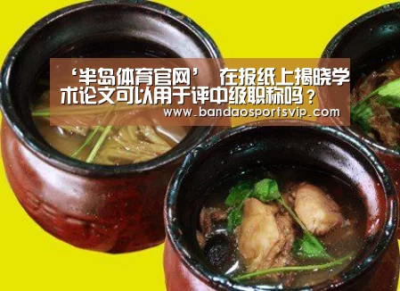 ‘半岛体育官网’
在报纸上揭晓学术论文可以用于评中级职称吗?(图1) 半岛体育